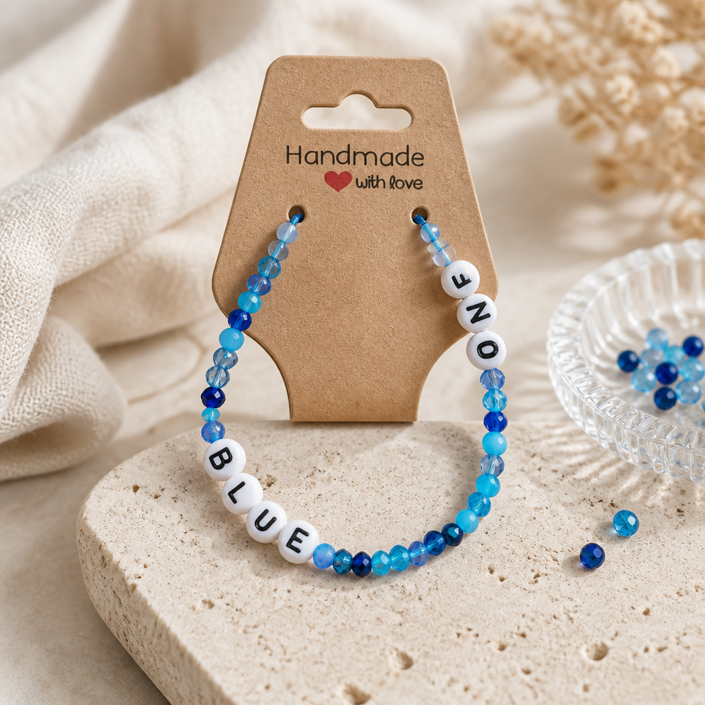 Blue, One Love bracelet