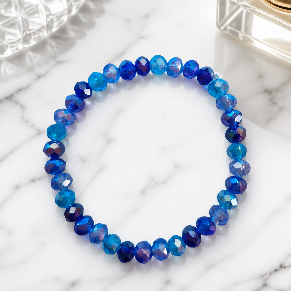 Blue sparkle bracelet