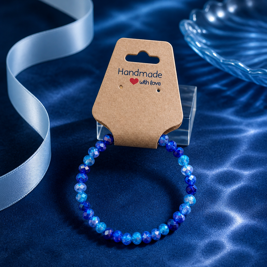 Blue sparkle bracelet